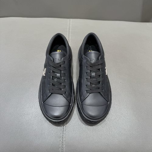 Fendi Domino Sneakers With FF Pattern