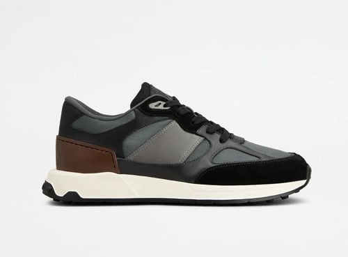 Tods Leather Fabric Casual Sneakers With Non-slip Sole