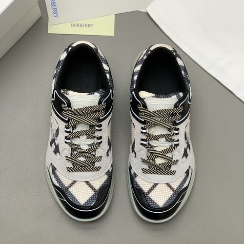 Burberry Low-top Casual Suede Plaid Sneakers