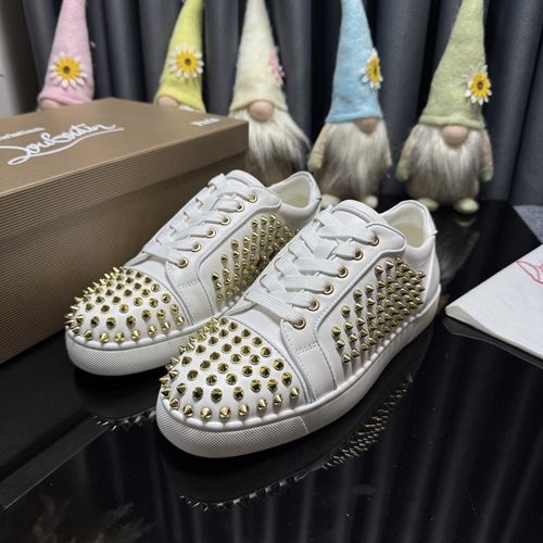 Christian Louboutin Low-top Spike Red Sole Shoes