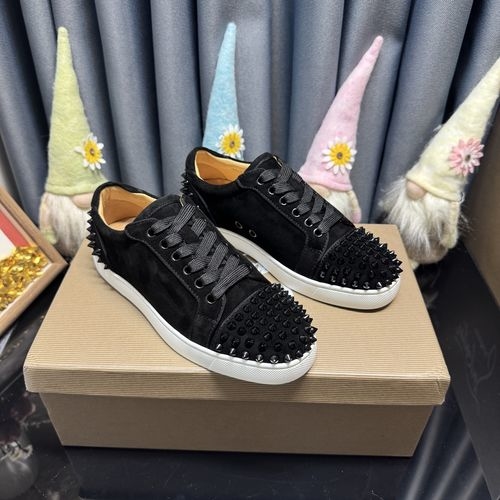 Christian Louboutin Low-top Spike Red Sole Shoes