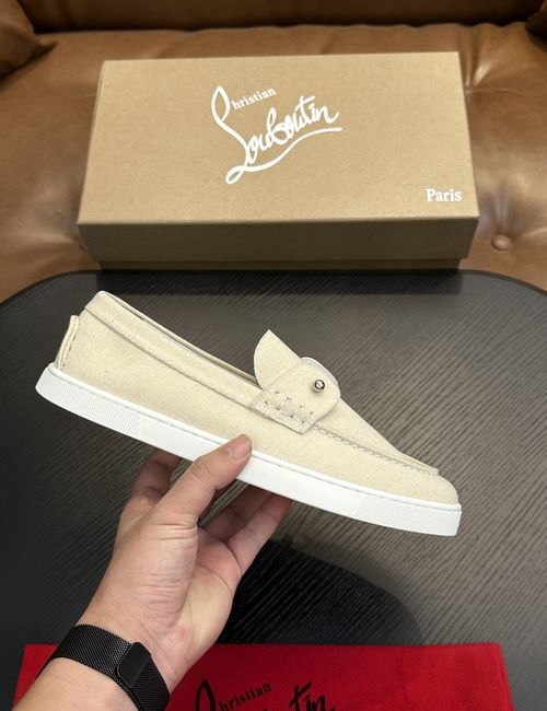 Christian Louboutin Leather Sole Casual Sneakers