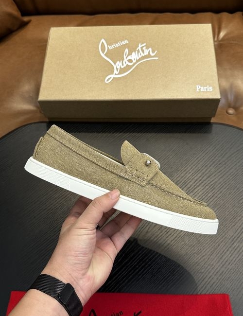 Christian Louboutin Leather Sole Casual Sneakers