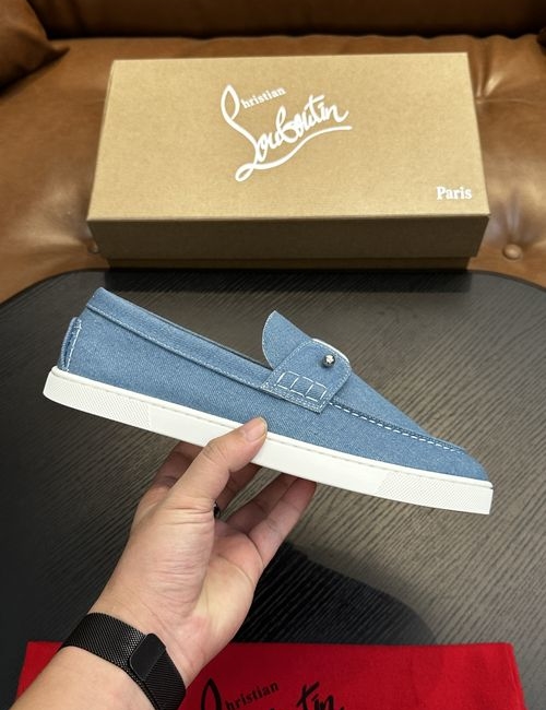 Christian Louboutin Leather Sole Casual Sneakers