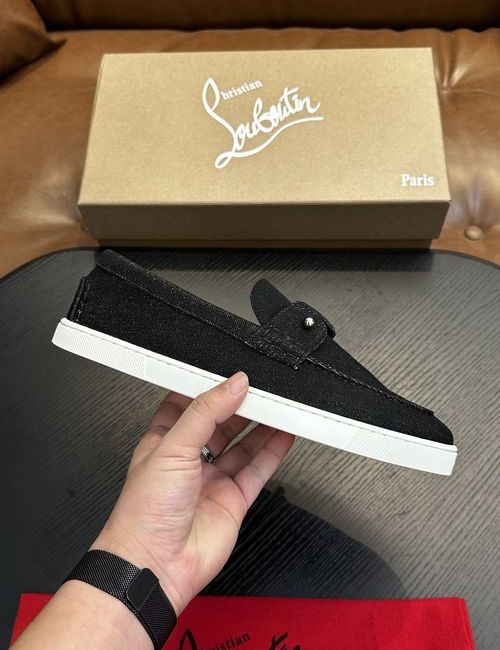 Christian Louboutin Leather Sole Casual Sneakers