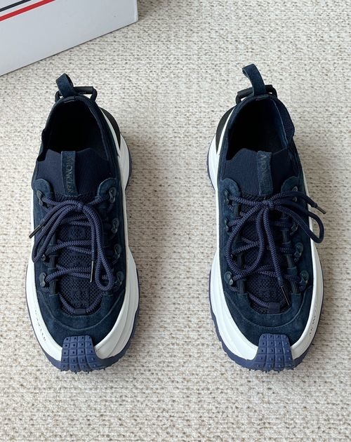 Moncler Suede Water-repellent Knit Sports Shoes