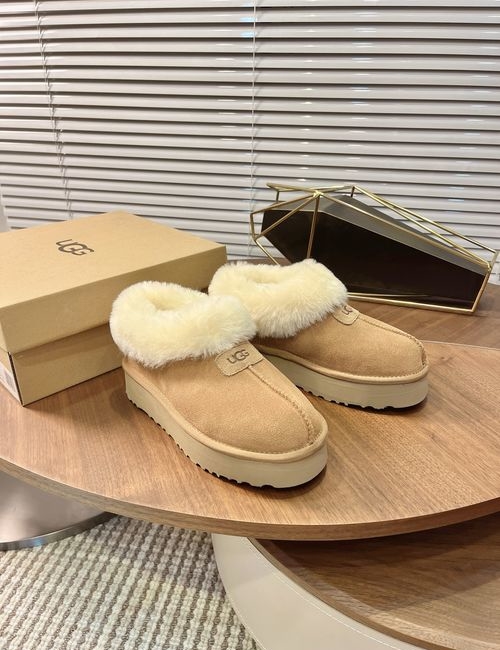 UGG Sheepskin Platform Ankle Snow Boots