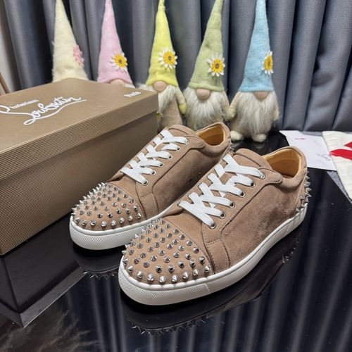 Christian Louboutin Low-top Spike Red Sole Shoes