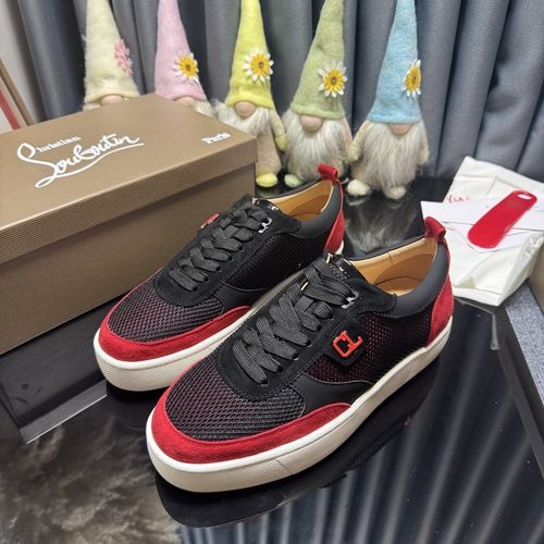 Christian Louboutin Low-top Spike Red Sole Shoes