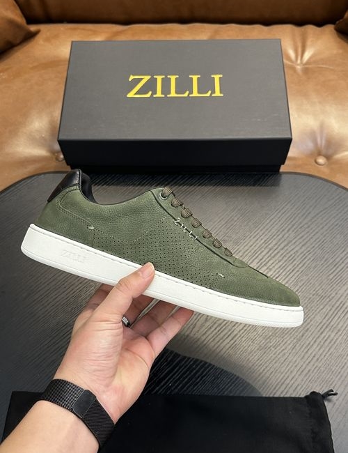 Zilli Handmade Leather Comfortable Casual Shoes