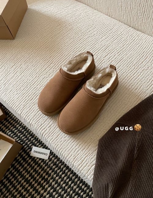 UGG Suede Upper With Warm Wool Lining