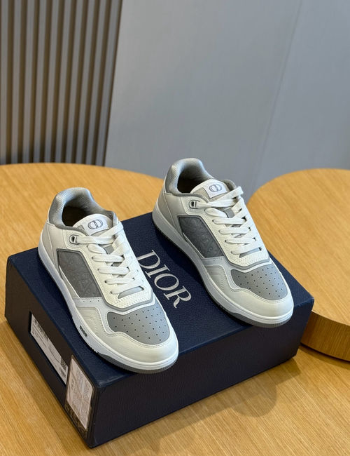 Christian Dior CD B27 High-top Leather Sneakers