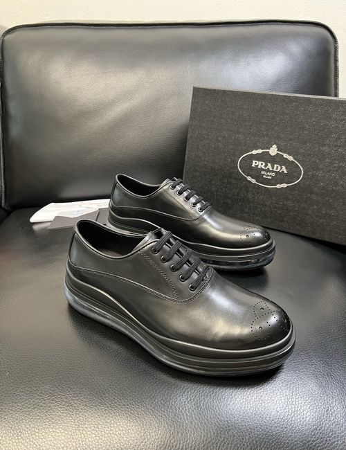 Prada Genuine Leather Casual Dress Shoes