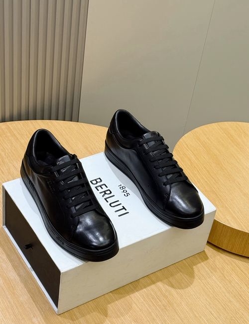 Berluti Fast Track Patina Leather Sneakers