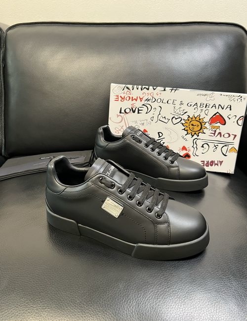 Dolce & Gabbana DG Premium Italian Cowhide Casual Shoes