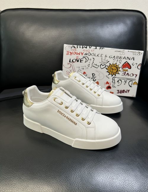 Dolce & Gabbana DG Premium Italian Cowhide Casual Shoes
