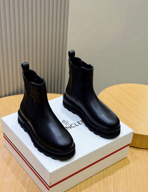 Moncler High-top Suede Leather Hiking Boots