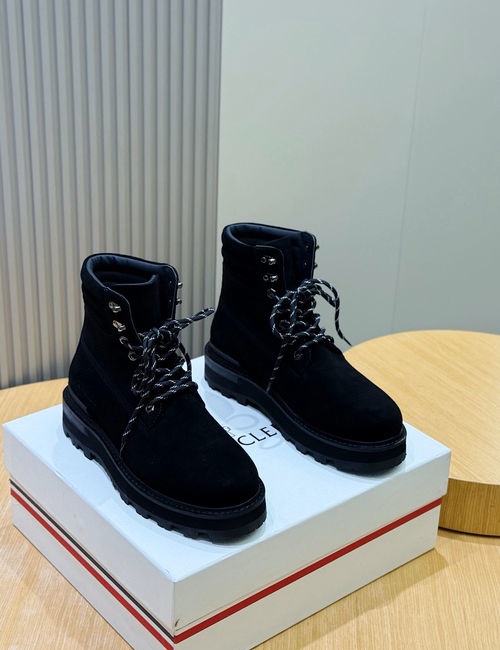 Moncler High-top Suede Leather Hiking Boots