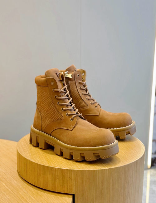 Louis Vuitton LV Checker Flat Boots Damier Pattern Sole