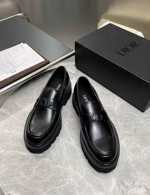 Christian Dior CD Premium Leather Business Casual Shoes