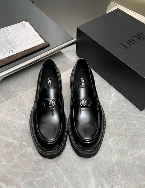 Christian Dior CD Premium Leather Business Casual Shoes