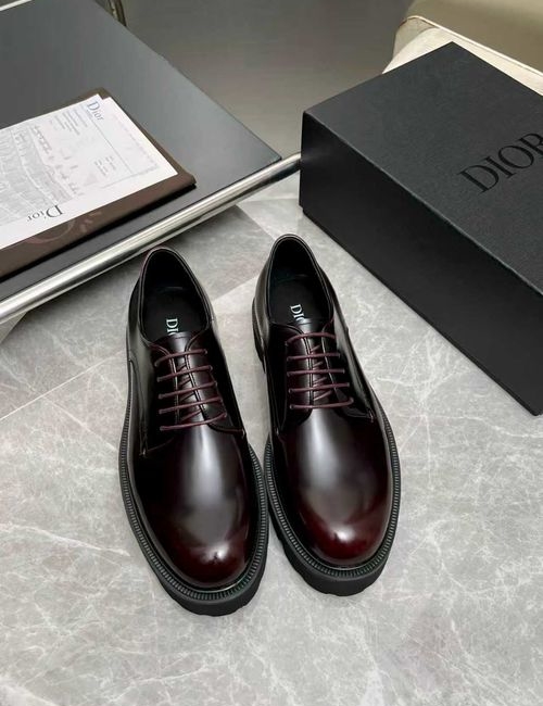 Christian Dior CD Premium Leather Business Casual Shoes