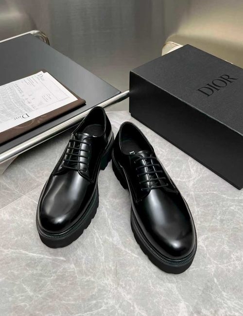 Christian Dior CD Premium Leather Business Casual Shoes