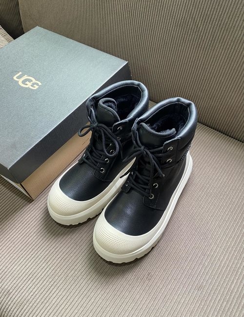 UGG Cowhide Wool Lining Warm Casual Shoes