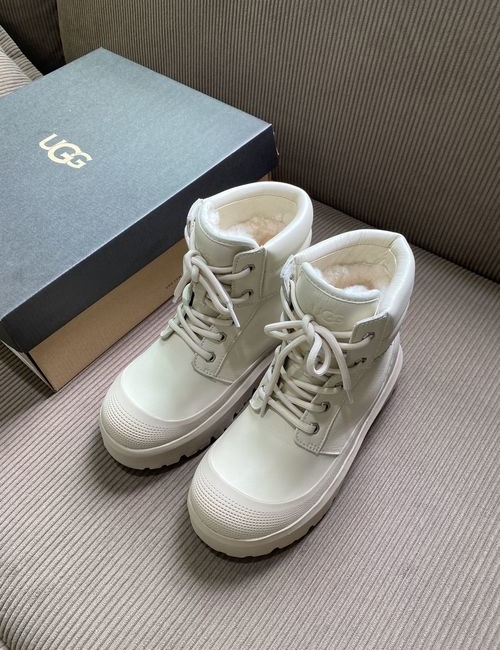 UGG Cowhide Wool Lining Warm Casual Shoes