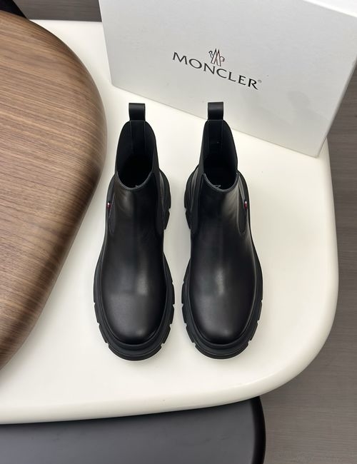 Moncler High-top Suede Leather Hiking Boots