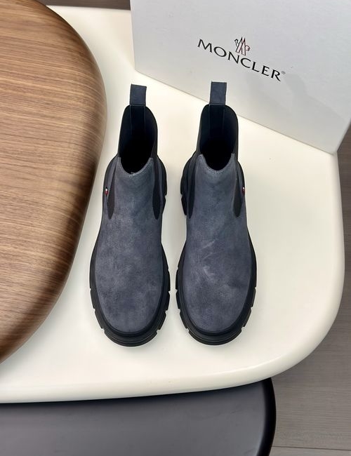 Moncler High-top Suede Leather Hiking Boots