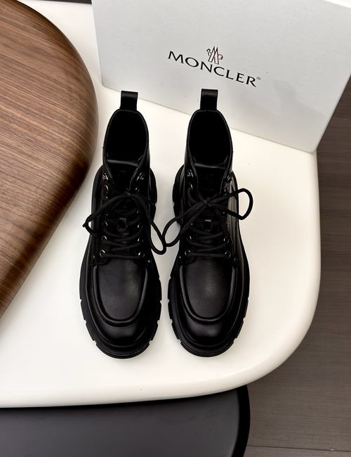 Moncler High-top Suede Leather Hiking Boots