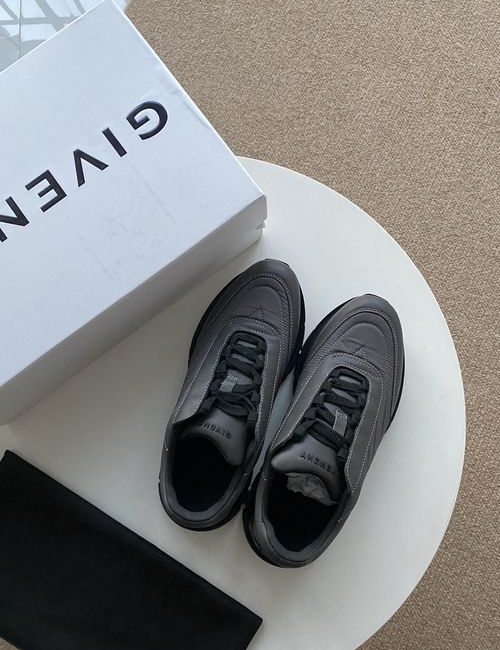 Givenchy Low-top Leather Nylon Canvas Sneakers