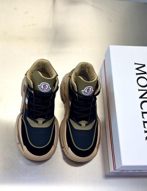 Moncler Sneakers With Breathable Stitched Upper