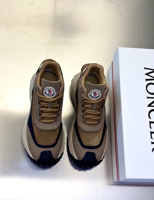 Moncler Sneakers With Breathable Stitched Upper