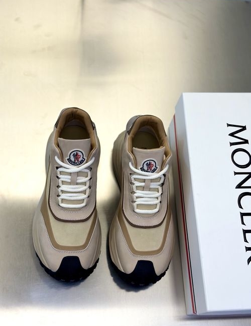 Moncler Sneakers With Breathable Stitched Upper