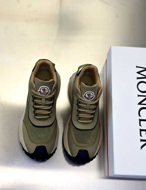 Moncler Sneakers With Breathable Stitched Upper