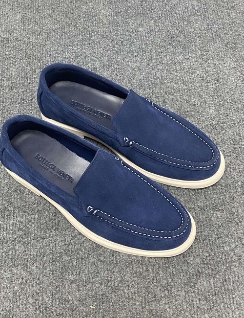 Bottega Veneta BV Fringe Tassel Loafers With Suede Upper