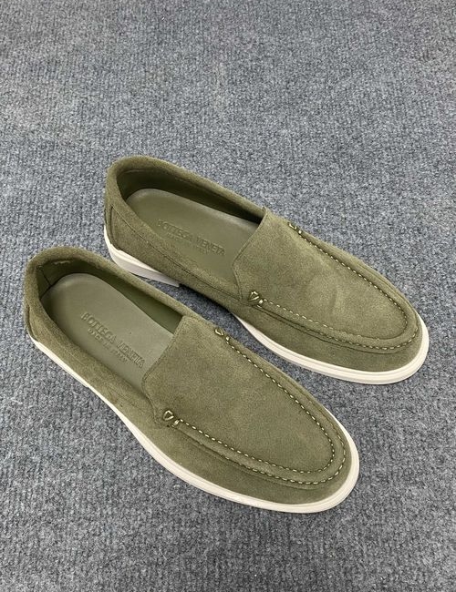 Bottega Veneta BV Fringe Tassel Loafers With Suede Upper