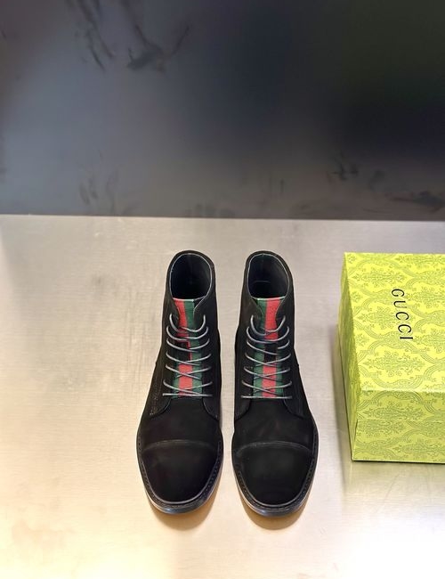 Gucci Formal Leather Shoes Stitching Craft
