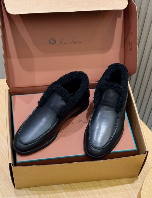 Loro Piana LP Open Walk Wool Boots Non-slip Sole