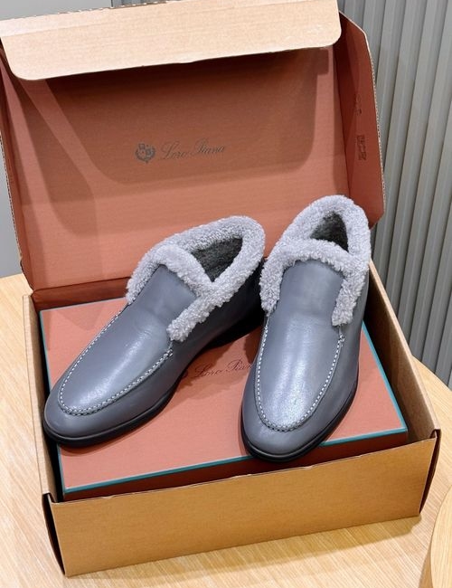 Loro Piana LP Open Walk Wool Boots Non-slip Sole