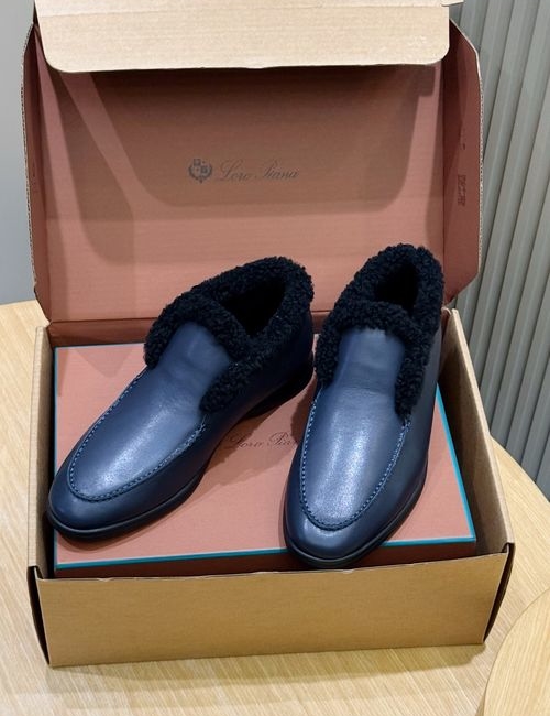Loro Piana LP Open Walk Wool Boots Non-slip Sole