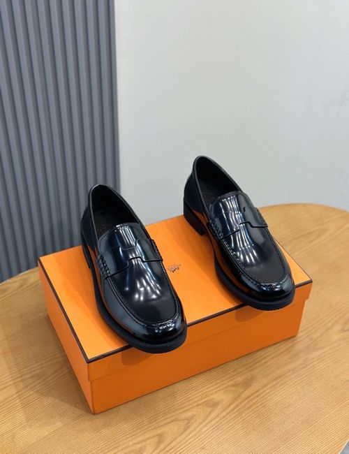Hermes Premium Cowhide Casual Shoes