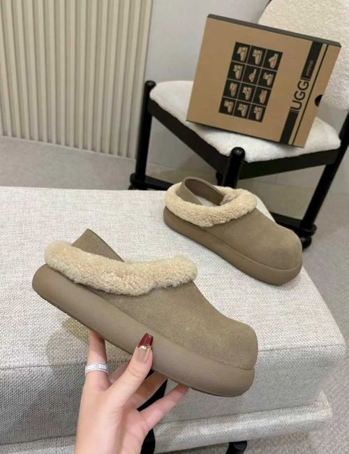 UGG Fur-lined Platform Slip-on Snow Boots