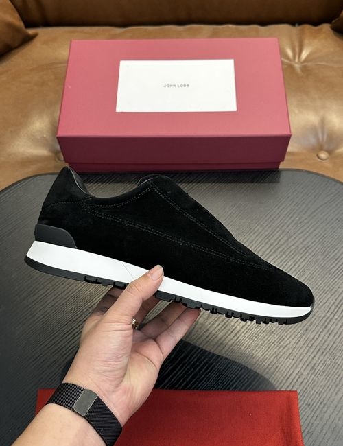 John Lobb Derby Business Shoes Top Layer Cowhide Leather Sole