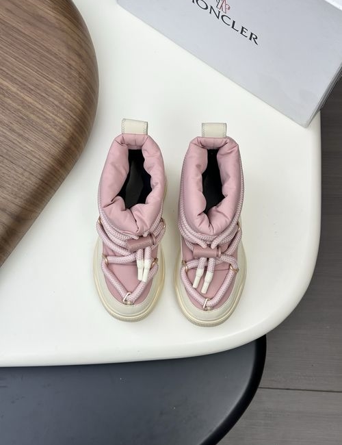Moncler Snow Sneakers With Mesh And Rubber Sole