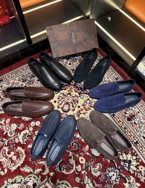 Stefano Ricci Calfskin Lining Loafers With Buckle