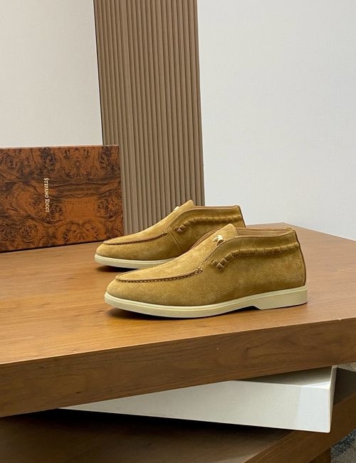 Stefano Ricci Suede Calfskin Mid-top Casual Shoes