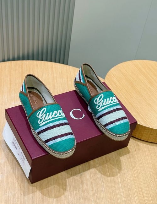 Gucci Premium Suede Espadrilles Anti-slip Sole